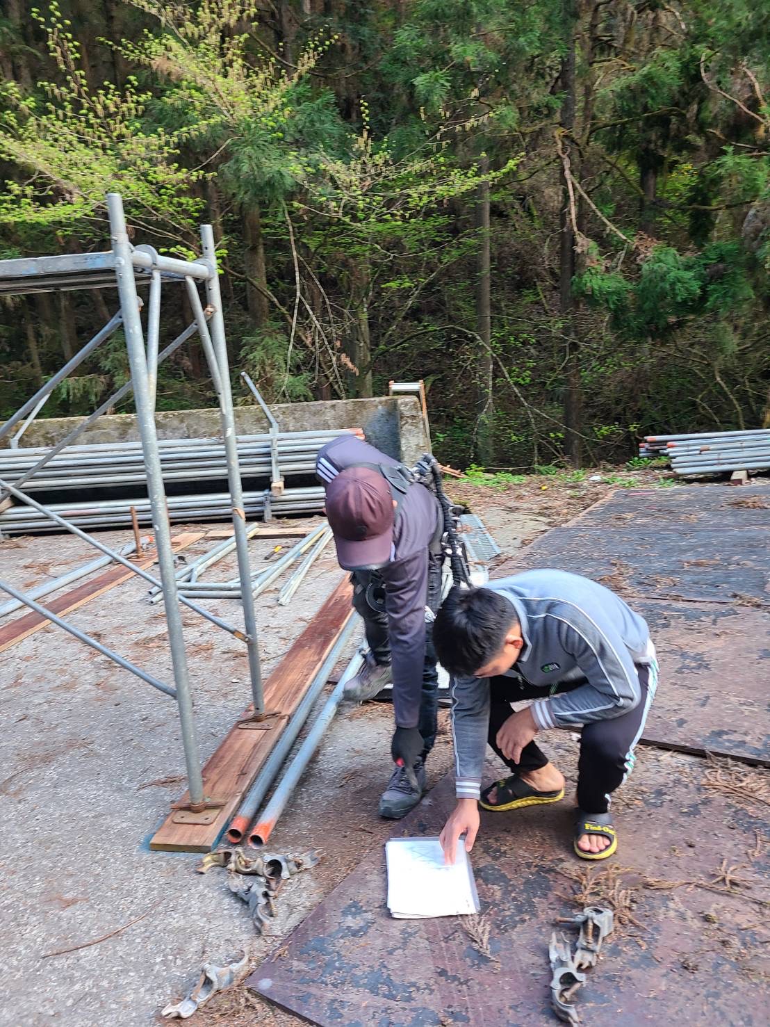 外国人実習生の様子1